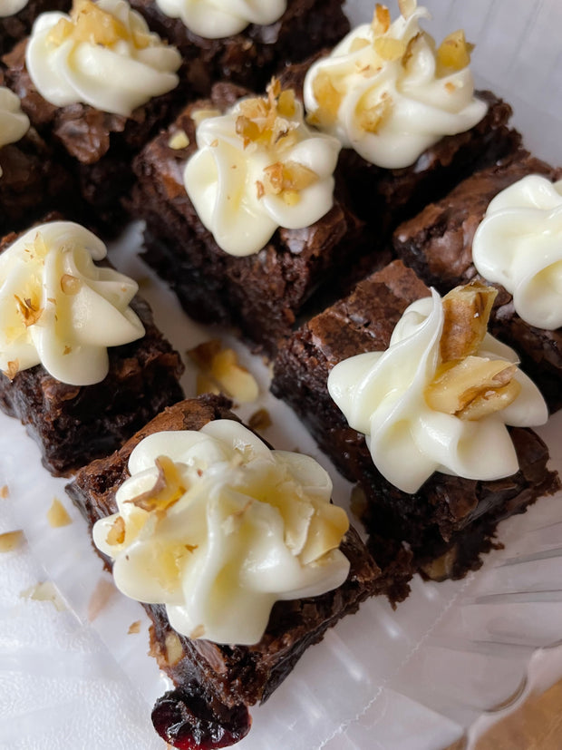 Orange Cranberry Walnut - Veez Decadent Brownies